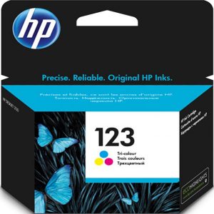 کارتریج جوهرافشان 123 اچ پی رنگی اورجینال HP 123 Tri-color
