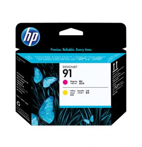 هد پلاتر اچ پی 91 قرمز و زرد اورجینال HP 91 Magenta and Yellow Original