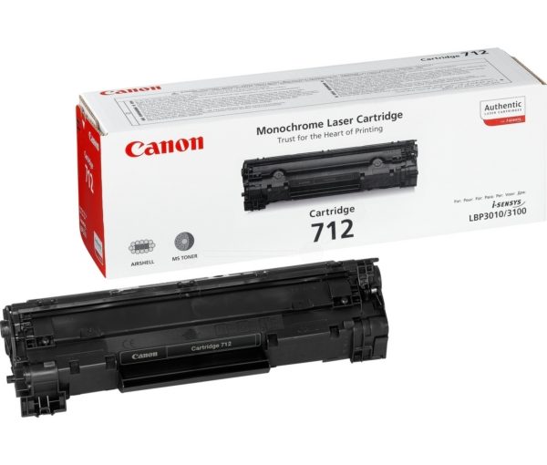 کارتریج 712 کانن مشکی اورجینال CANON 712 Black