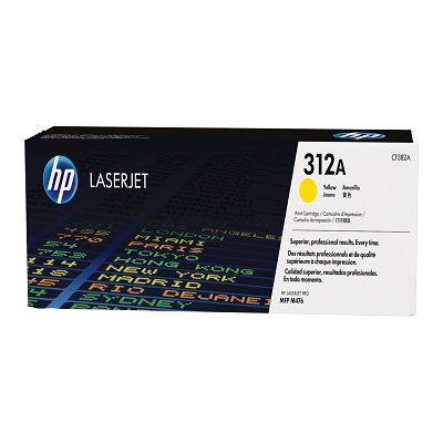 کارتریج 312A زرد اچ پی اورجینال HP 312A Yellow Cartridge