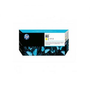 هد پلاتر اچ پی 80 زرد طرح HP 80 Yellow Printhead Cartridge