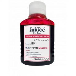 جوهر 100 میل اینکتک داخلی 178/920 قرمز اچ پی Inktec ink HP 178/920 magenta