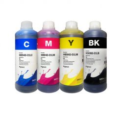 ست جوهر یک لیتری اینکتک پیگمنت پرینتر اچ پی InkTec Pigment 1Litre set Hp