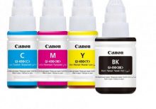 جوهر فابریک مخزن کانن G3400 سری کامل Canon G3400 inks CMYK