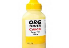 تونر شارژ 90g کارتریج کانن 729 زرد Canon 729 yellow 90gr toner