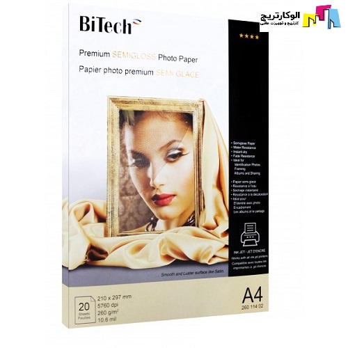 کاغذ ساتین بایتک سایز A4 وزن 260 گرم 20 برگ
