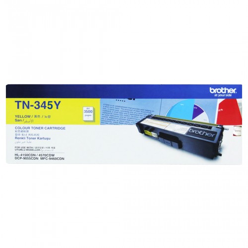 کارتریج TN-345Y زرد برادر غیراورجینال Brother TN-345Y Yellow