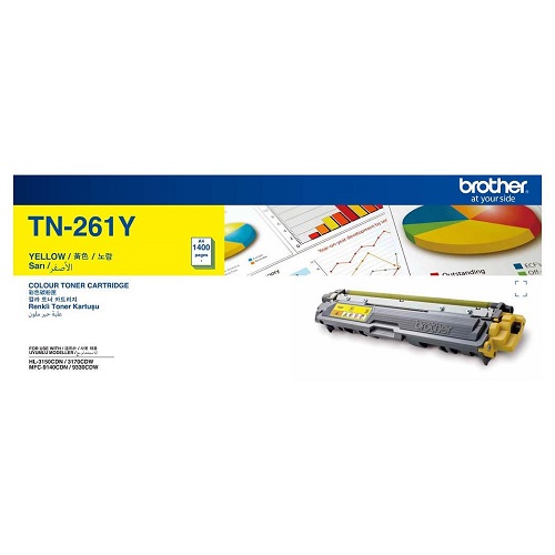 کارتریج TN-261Y زرد برادر اورجینال BROTHER TN-261Y Yellow