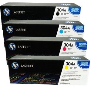 کارتریج لیزری HP 304A سری کامل_ عکس استفاده شده در سایت aloocartridge.com