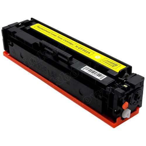 کارتریج 202A زرد اچ پی غیراورجینال-عکس استفاده شده در سایت aloocartridge.com