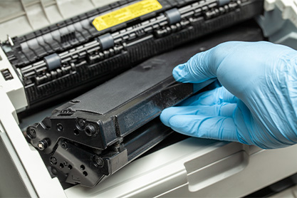شارژ کارتریج پرینتر_ عکس استفاده شده در سایت aloocartridge.com