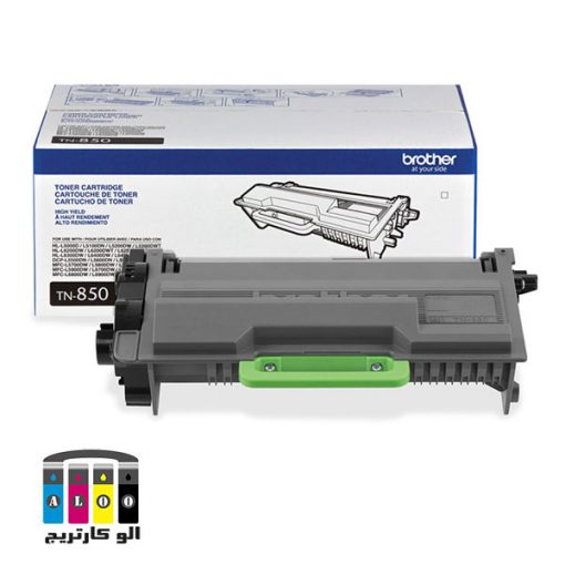 کارتریج مشکی برادر اورجینال TN-850-عکس استفاده شده در سایت aloocartridge.com