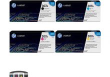 کارتریج لیزری غیراورجینال اچ پی سری کامل 307A-عکس استفاده شده در سایت aloocartridge.com