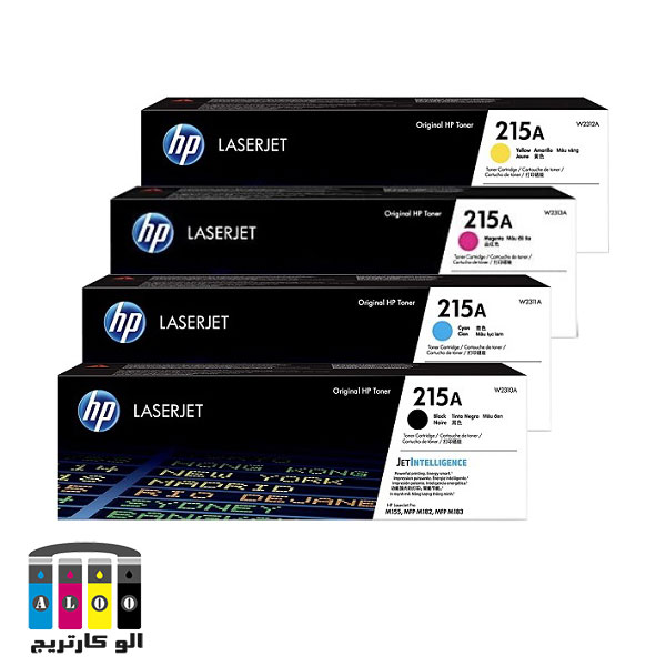 کارتریج لیزری اورجینال اچ پی سری کامل 215A-عکس استفاده شده در سایت aloocartridge.com